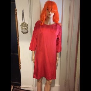 NWOT Comptoir Des Cotonniers Silk Jacquard Dress